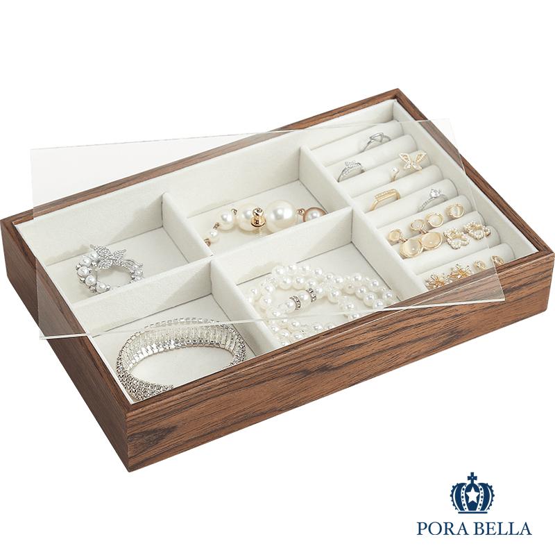 <台灣現貨>快速出貨 皮革收納盒  隨身款珠寶盒 迷你飾品收納盒 旅行收納盒 便攜飾品盒 多功能收納盒 首飾盒 珠寶盒-細節圖8