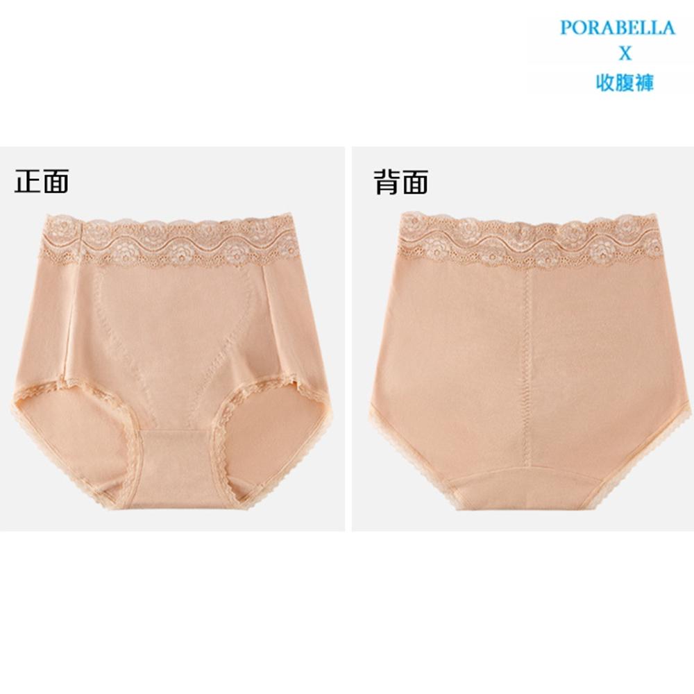 <現貨>提臀內褲 波浪蕾絲腰邊 中腰塑身內褲蕾絲腿邊收腹內褲高腰收腹提臀內褲女生內褲 PANTIES (L~4XL)-細節圖8