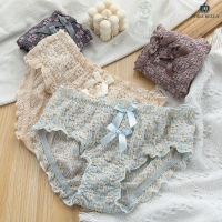 <Porabella> 現貨_日系梨花鏤空泡泡蕾絲內褲