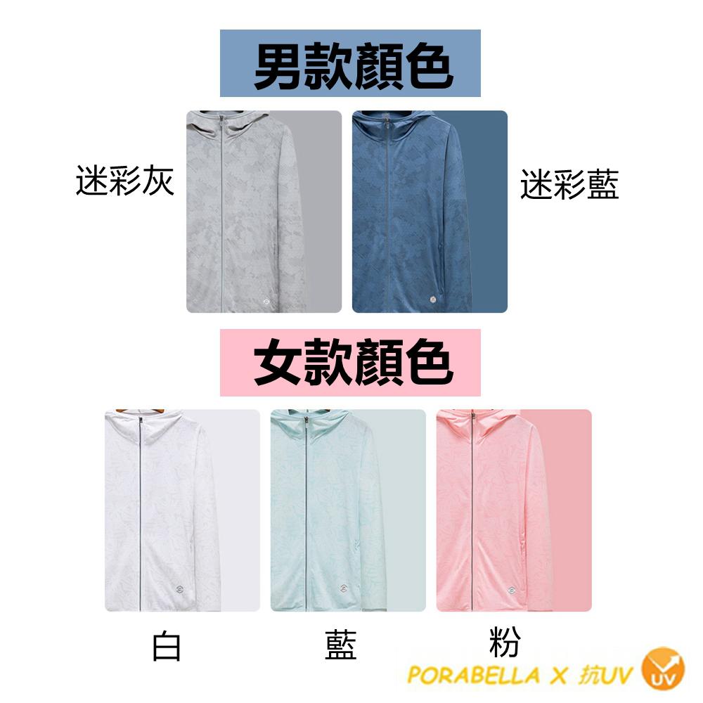 <Porabella>現貨防曬外套 迷彩防曬衣防紫外線冰絲防曬衣撞色防曬外套連帽防曬情侶外套UVCOAT(M-3XL)-細節圖8