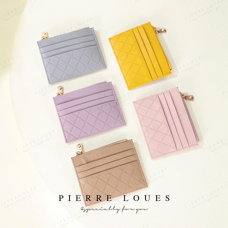 Pierre Loues 皮爾路易2023新款零錢包學生韓版多卡位拉鏈卡包小錢包時尚女士零錢包批發-細節圖4