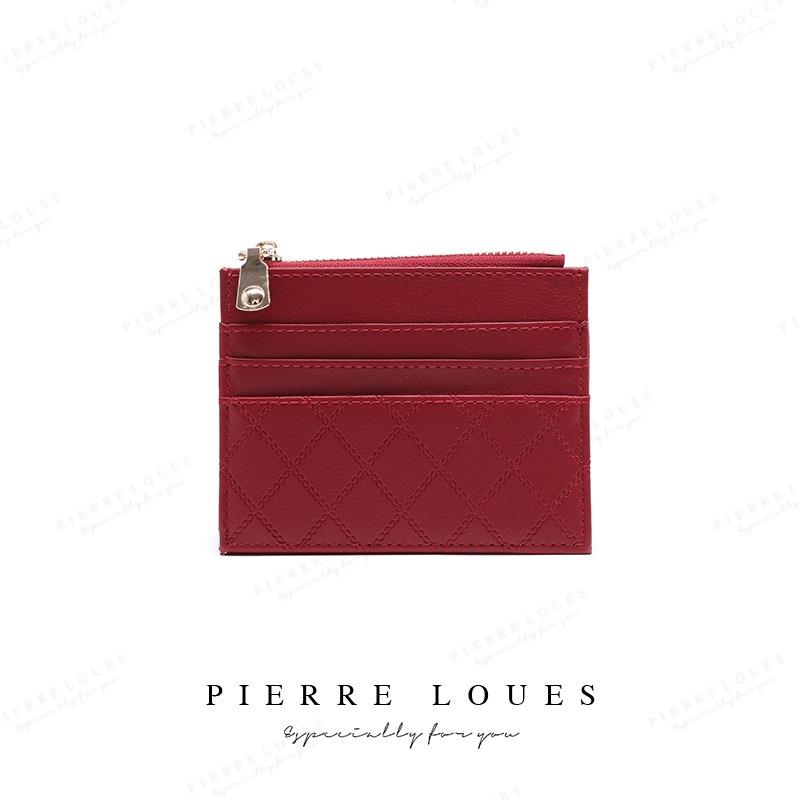 Pierre Loues 皮爾路易2023新款零錢包學生韓版多卡位拉鏈卡包小錢包時尚女士零錢包批發-細節圖8