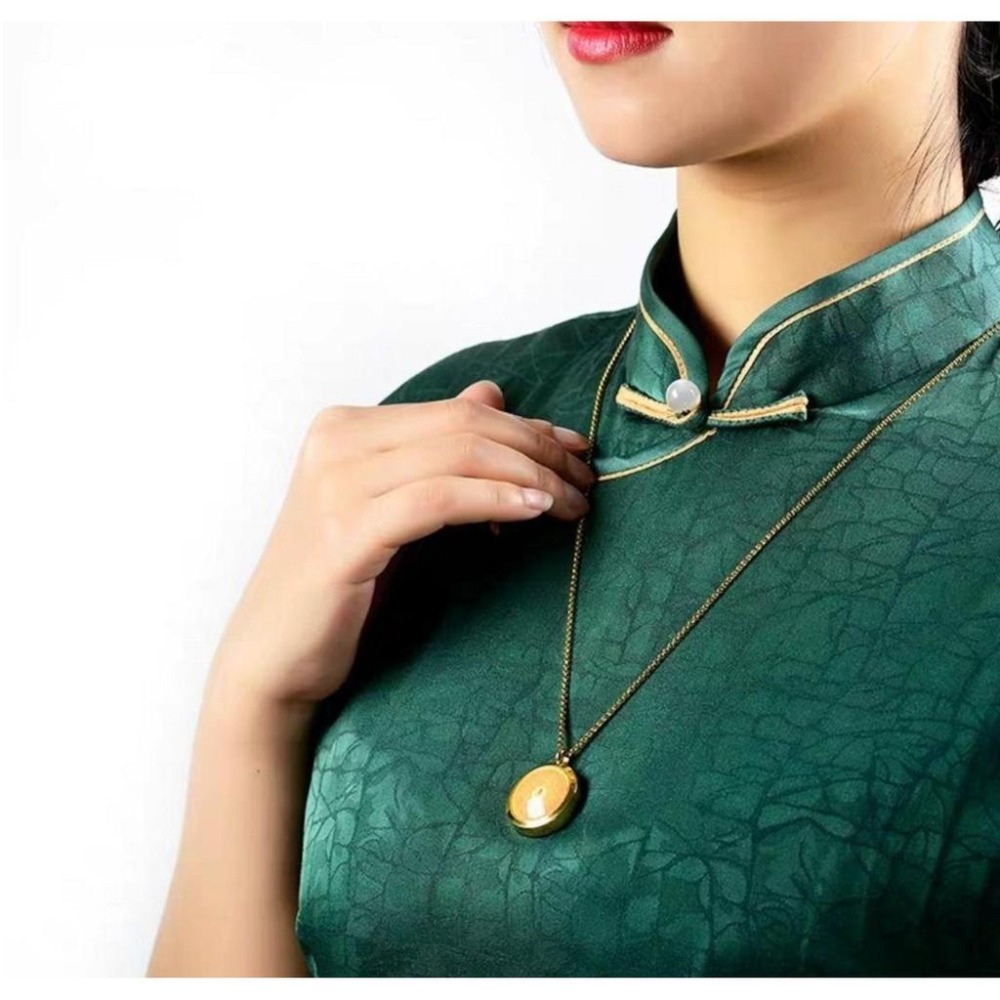 『運福閣』【開光】鈦鋼佛教咒文項鏈，嘎烏盒吊飾，黃財神，六字真言，觀音，楞嚴咒，菩薩，如來，金剛，蓮花H01-細節圖5