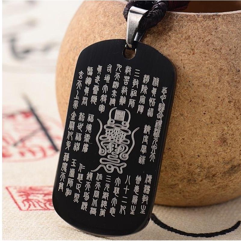 『富貴坊』【開光】鈦鋼玄天上帝掛牌，道教真武大帝佛牌，九天盪魔祖師，無量祖師項鏈，驅魔化煞，健康長壽保平安H07-細節圖2