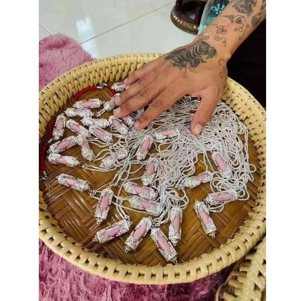 古巴卡穆尼愛情異性緣魅力粉紅鑽時尚佛牌項鍊，提升身運勢，招好運，旺人緣桃花，魅力萬千，小人離遠，感情順利，挽救愛情H01-細節圖3