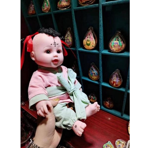 真心的可愛，天童古曼娃娃神。招財 、財源滾滾，生意興隆、助事業、招攬生意成願、招人緣、幫助婚姻、愛情和睦保家護主H05-細節圖3