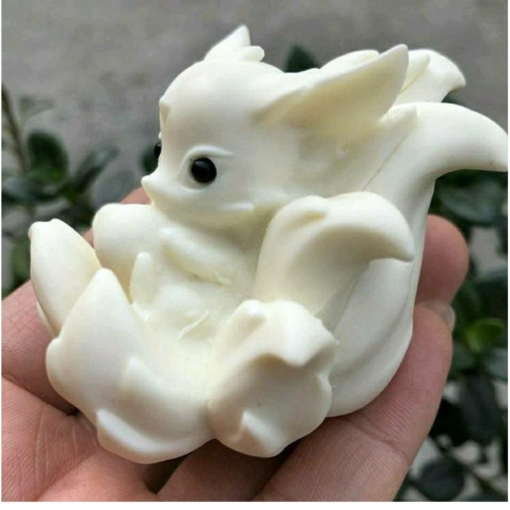 古巴匾開光九尾狐仙立尊（無需供奉）， 招桃花、助人緣、超強異性/同性緣、助愛情、改變愛情運、夫妻和合、魅力、招財H06-細節圖2