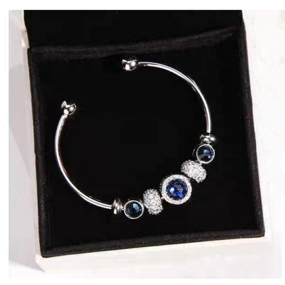 泰國佛牌真品，阿贊空薩愛情和合招財能量藍寶石轉運珠手鍊（特強版），超強招財、轉好運、招人緣魅力及桃花H10-細節圖2