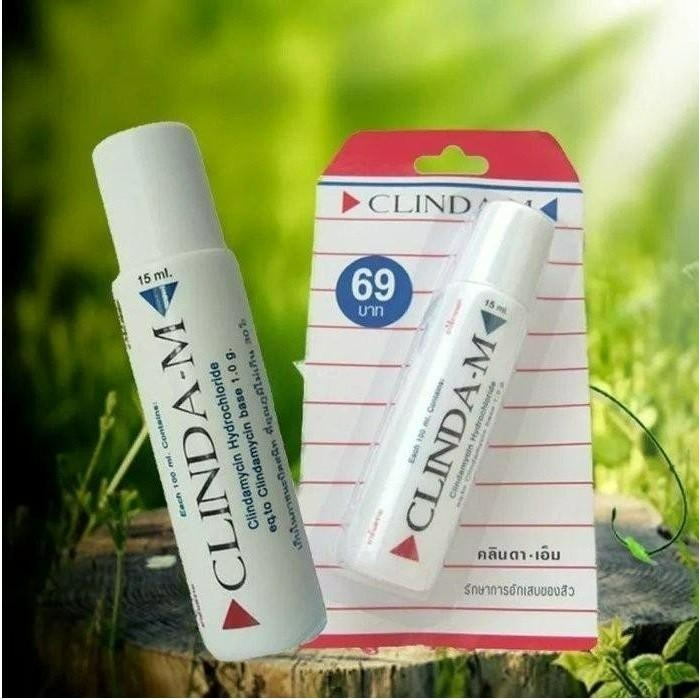 泰國Clinda-m 痘痘水 (15ml )，痘痘/暗瘡/粉刺調理H001-細節圖2