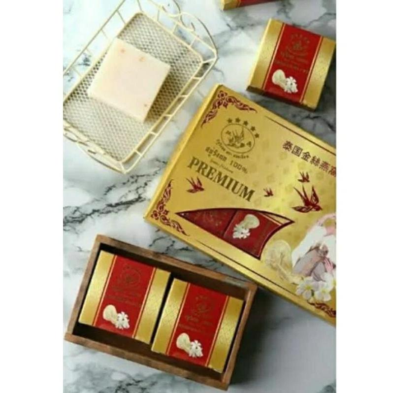 泰國頂級雙燕金絲燕窩香皂（ 60g），臉、身體、頭髮皆可使用-細節圖2