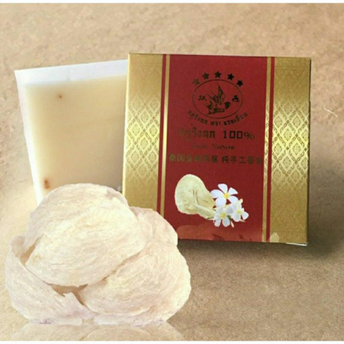 泰國頂級雙燕金絲燕窩香皂（ 60g），臉、身體、頭髮皆可使用