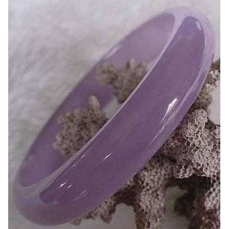 《宮廷珠寶》精選冰種透光紫羅蘭幸福洋溢玉鐲 ，古樸寶光，玉質細膩H13-細節圖3