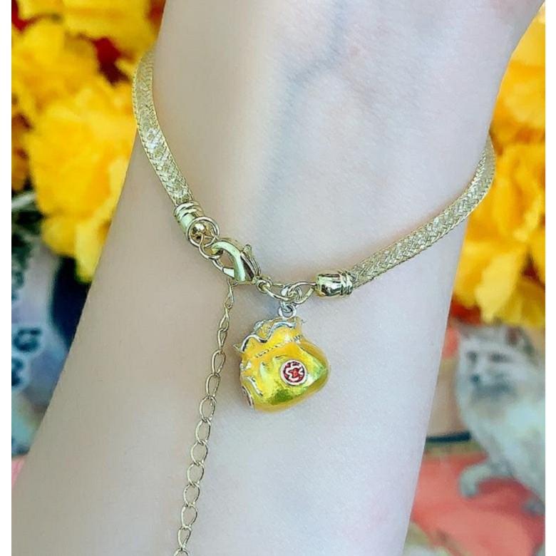 阿贊蘇斌發財錢袋子手鏈/項鍊兩用佛牌，好運，發財，助生意事業，招正偏橫財，助生意，增加自身魅力，守財、留財，H02-細節圖6