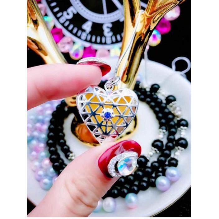 阿贊姜凱愛情異性緣能量寶石鎖心膏項鍊（藍鑽），招正偏桃花，招人緣異性緣，貴人緣，助感情， 情侶恩愛，增魅力H05-細節圖2