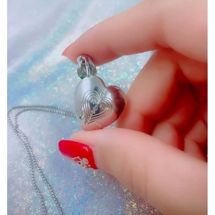 阿贊空薩愛情和合鎖心純銀水晶項鍊 ，超強招財、招桃花、讓男人看見你就動心、捨得為你花錢、愛你無法自拔H01-細節圖3