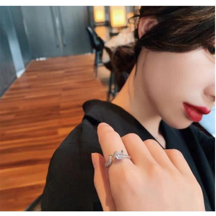 阿贊雷開光能量白寶石狐仙佛牌戒指(可調式戒圍)，招挑花， 鎖心，助人緣愛情，提升魅力，招財，挽回感情H14-細節圖4