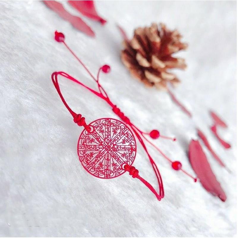 阿贊佑轉運符片手繩，明星古力娜紮‮款同‬，眾明‮的星‬師傅‮贊阿‬佑，小‮繩紅‬專屬你的幸運，擋險避災，助生意事業Ｈ08-細節圖3