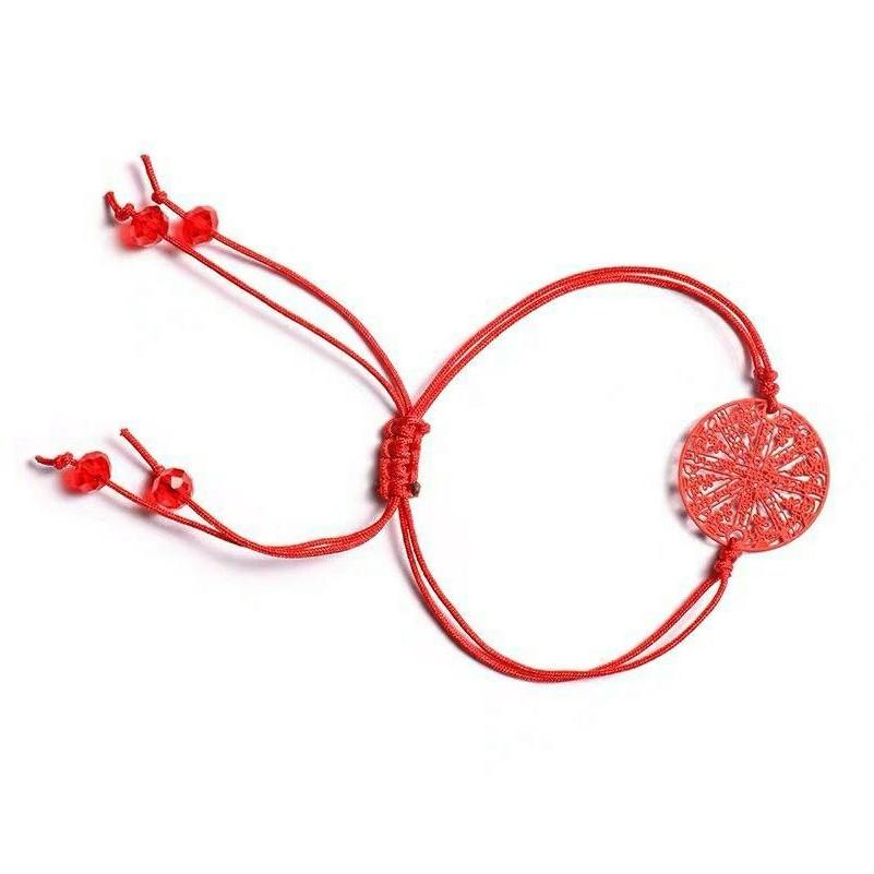 阿贊佑轉運符片手繩，明星古力娜紮‮款同‬，眾明‮的星‬師傅‮贊阿‬佑，小‮繩紅‬專屬你的幸運，擋險避災，助生意事業Ｈ08-細節圖4