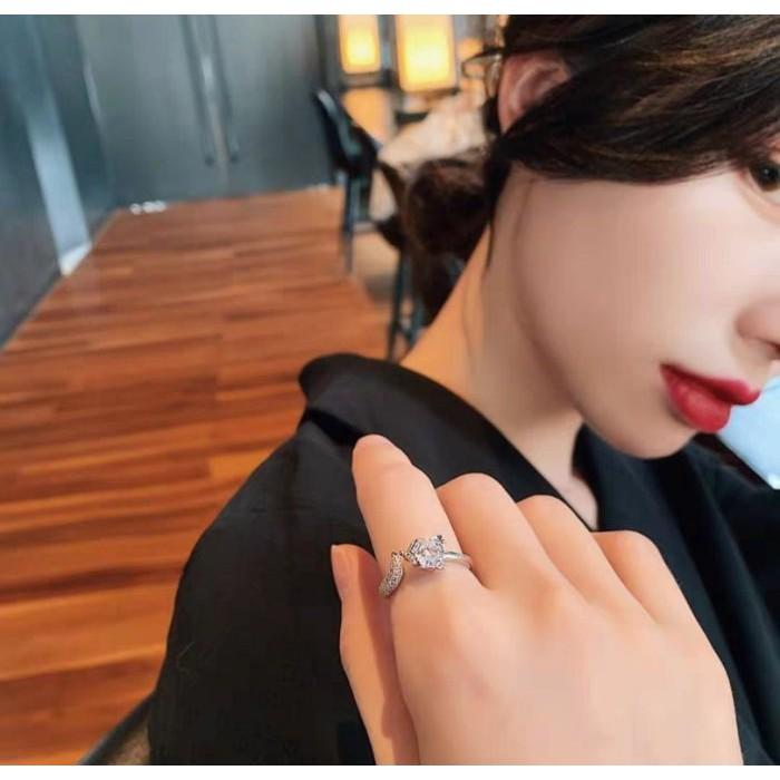 阿贊雷開光，能量白寶石狐仙佛牌戒指( 活動戒圍)，招挑花， 鎖心，助人緣愛情，提升魅力，招財，挽回感情-細節圖3