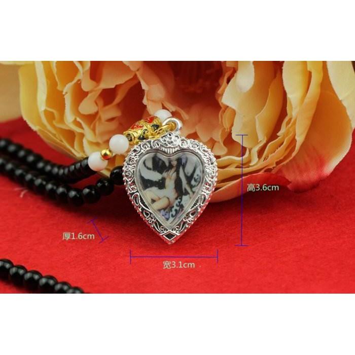 泰國佛牌正品， 阿贊明九尾狐仙手鍊/項鍊兩用佛牌，招挑花， 鎖心，助人緣愛情，提升魅力，招財，挽回感 情-細節圖3