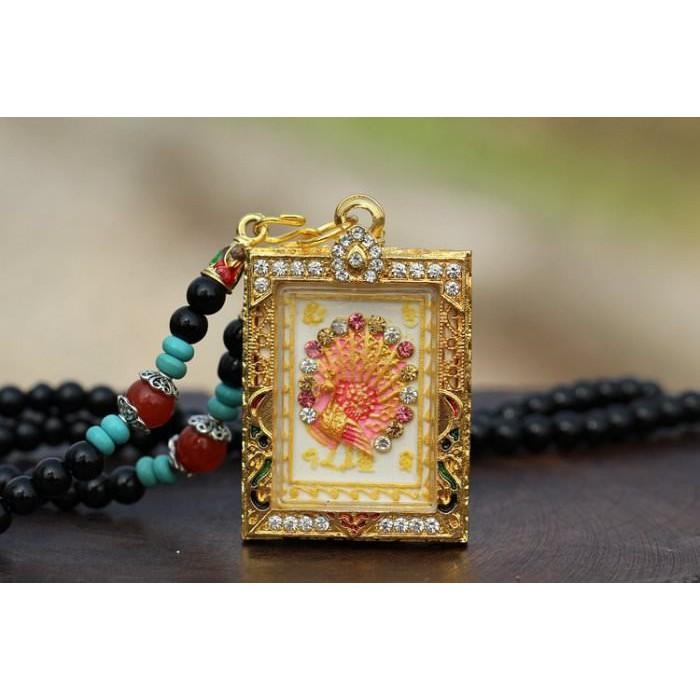 泰國佛牌正品，阿贊力礦孔雀佛牌 ，招人緣桃花、正偏財、轉運、貴人、增強交際能力、智 慧-細節圖2