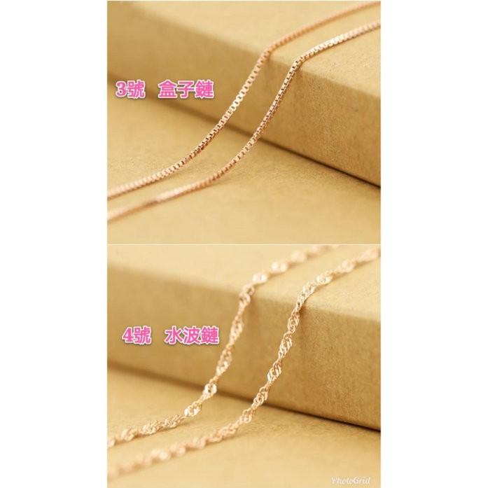 玫瑰金項鍊，高品質金鏈，鍍K金，不掉色，時尚，招財，吊墜，百搭首飾-細節圖4