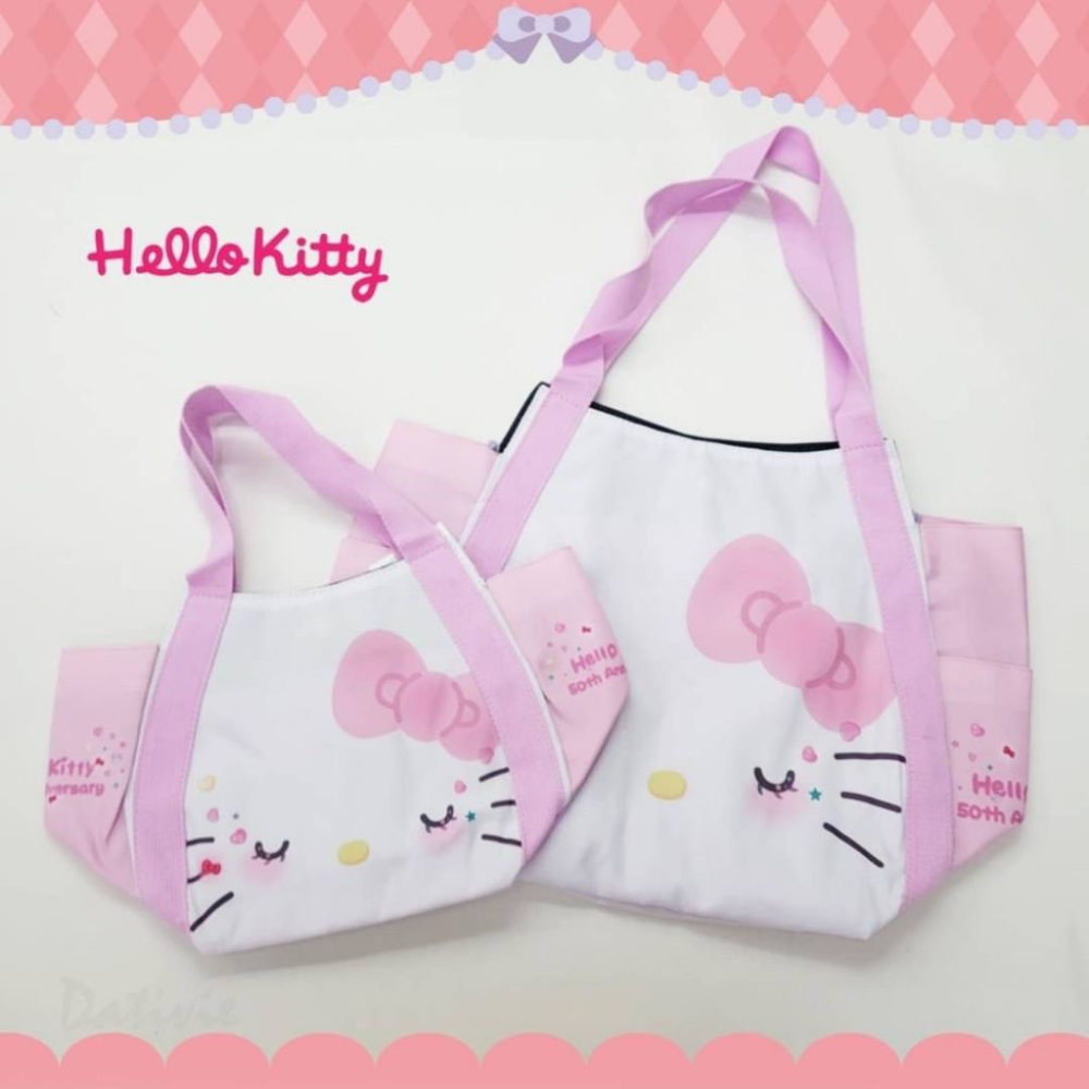「日本🇯🇵」50周年限定 船型提袋-HELLO KITTY-細節圖2
