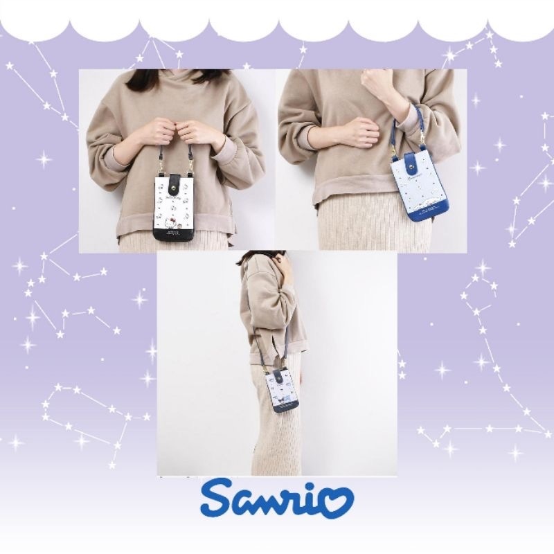 「日本🇯🇵」兩用斜背提包 大耳狗/KITTY/庫洛米 三麗鷗SANRIO正版授權-細節圖2