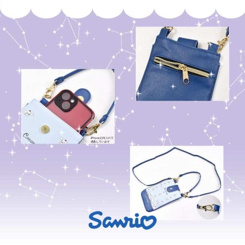 「日本🇯🇵」兩用斜背提包 大耳狗/KITTY/庫洛米 三麗鷗SANRIO正版授權-細節圖3