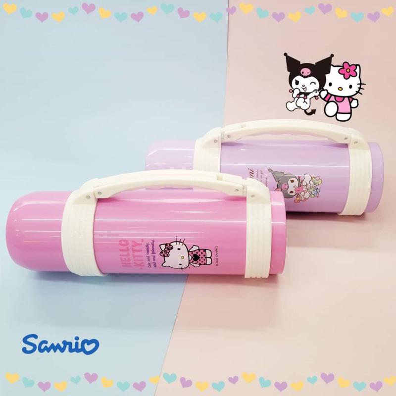 「日本🇯🇵」保溫壺 900ml-三麗鷗-酷洛米-KITTY-細節圖7