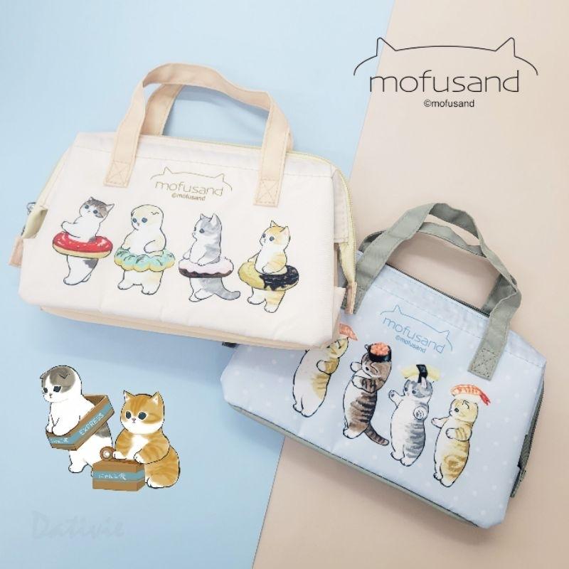 「日本🇯🇵」輕巧便當袋 壽司/甜甜圈 貓福珊迪 MOFUSAND正版授權