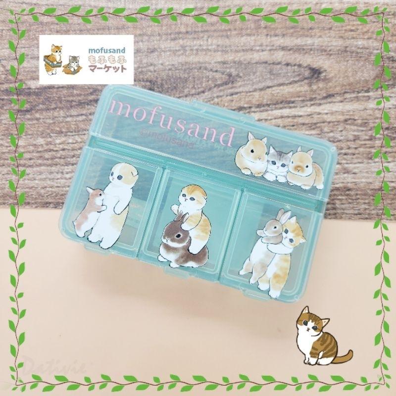 「日本🇯🇵」炸蝦/柴犬/鯊魚/兔兔 四格萬用盒/藥盒/材料盒 貓福珊迪 MOFUSAND 正版授權-細節圖6
