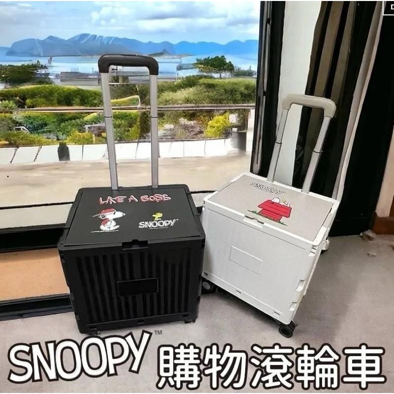 「日本🇯🇵」限量❤️史努比購物滾輪車～推車🛒-細節圖2