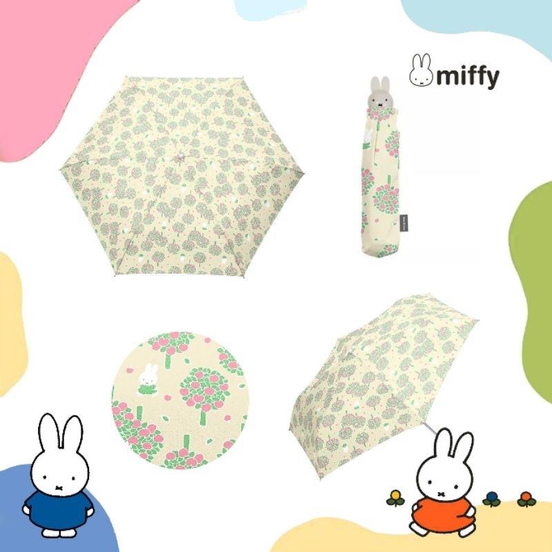 「日本🇯🇵」折疊傘-MIFFY 米菲兔 紅(水果)/黃(樹木) 深藍(雨天)/淺藍(手牽手) 正版授權-細節圖4