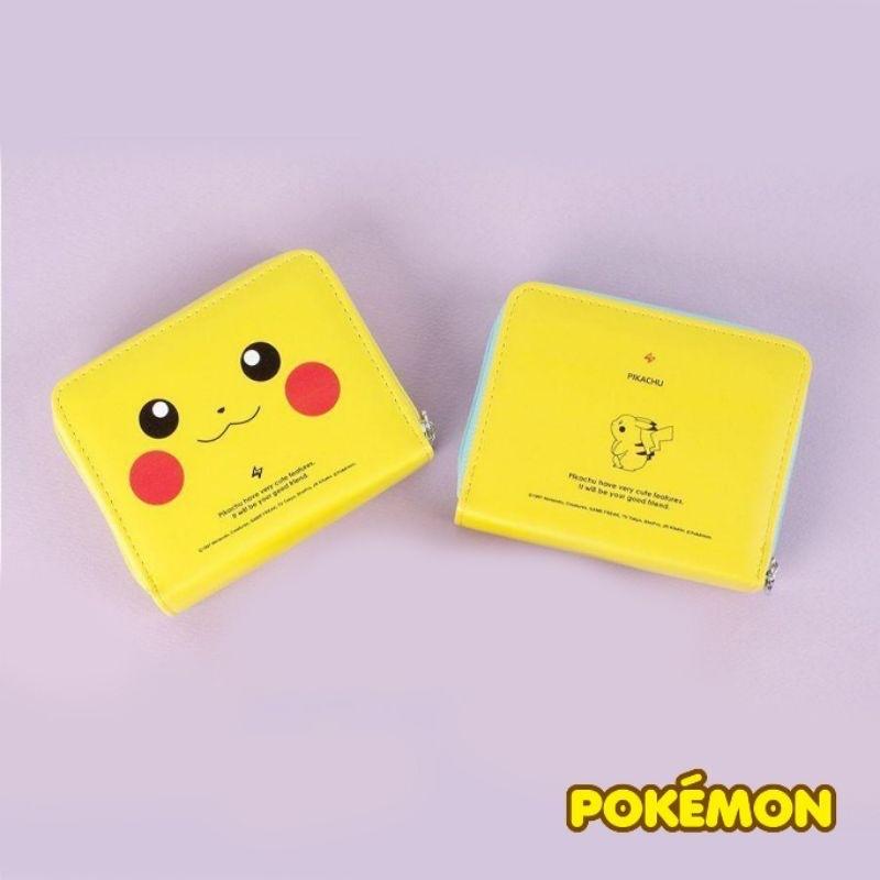 「日本🇯🇵韓國」小臉/滿版 短夾-皮卡丘POKEMON 正版授權-細節圖6