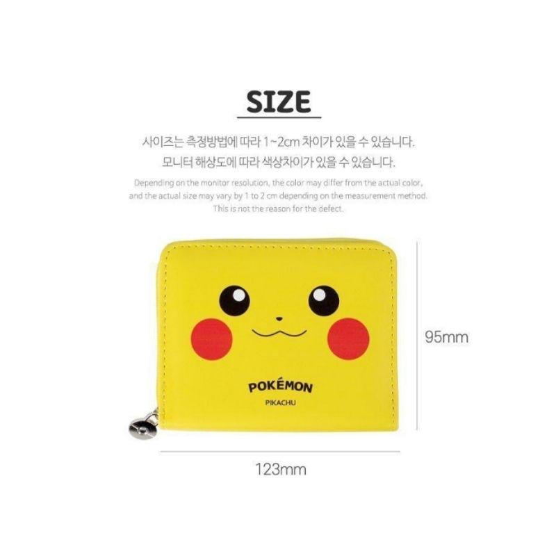 「日本🇯🇵韓國」小臉/滿版 短夾-皮卡丘POKEMON 正版授權-細節圖7