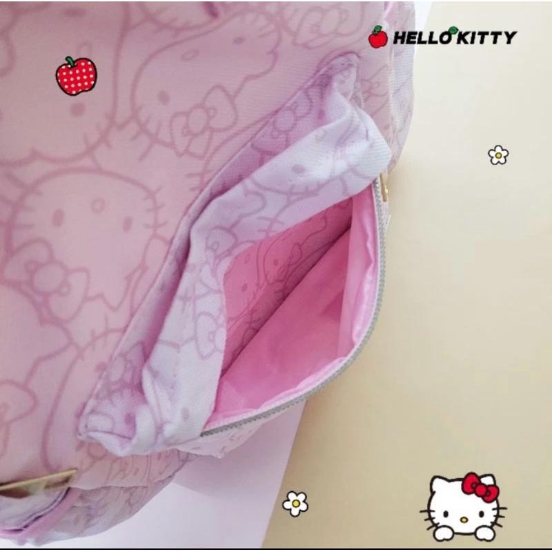 「日本🇯🇵」皮標背包 收納 HELO KITTY 三麗鷗SANRIO正版授權-細節圖7