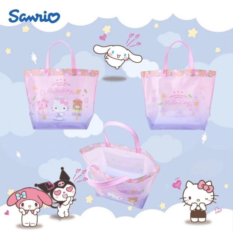 「日本🇯🇵」水桶提袋-三麗鷗SANRIO正版授權 KITTY/美樂蒂/庫洛米-細節圖2