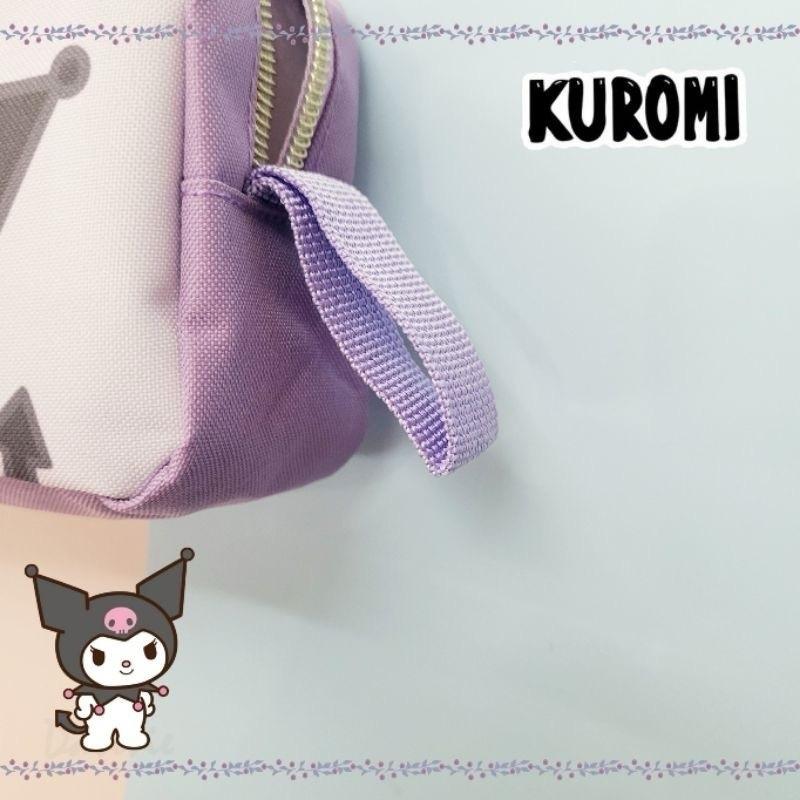 「日本🇯🇵」單層拉鍊筆袋 收納 庫洛米 KUROMI 三麗鷗SANRIO正版授權-細節圖3