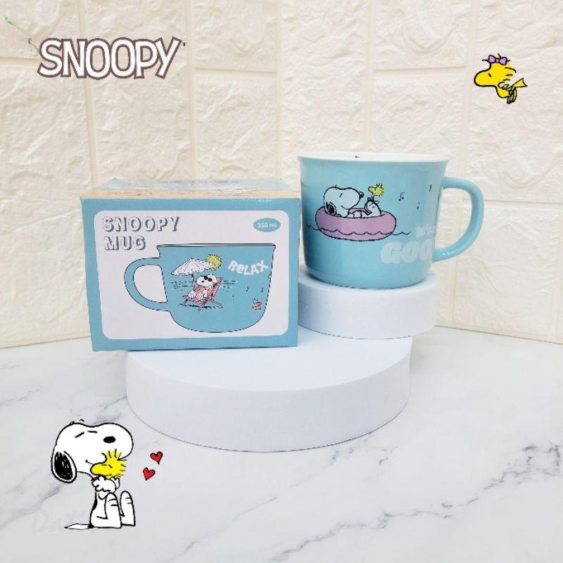 「日本🇯🇵」馬克杯-史努比snoopy peanuts 露營/度假/旅行/滑雪 正版授權-細節圖8