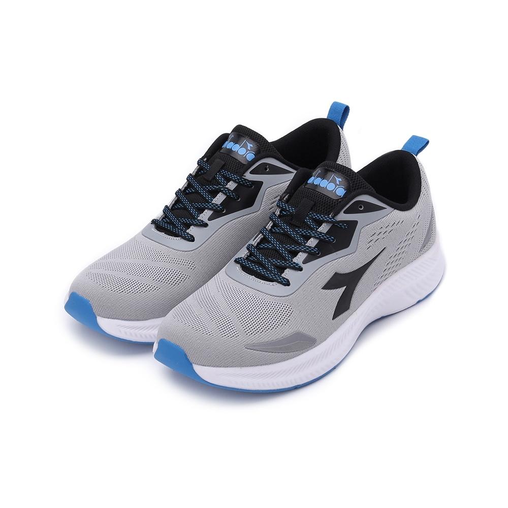 『DIADORA』 寬楦輕量慢跑鞋 灰藍 DA73263 男鞋-細節圖2