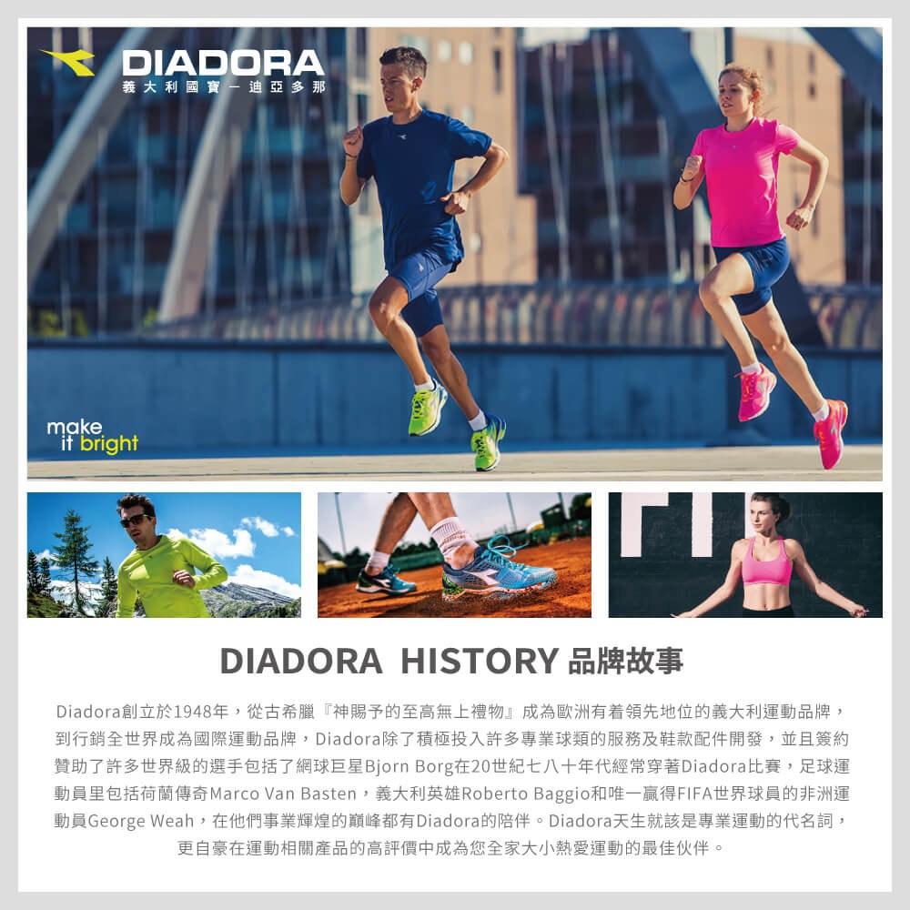 『DIADORA』 寬楦輕量慢跑鞋 灰藍 DA73263 男鞋-細節圖5