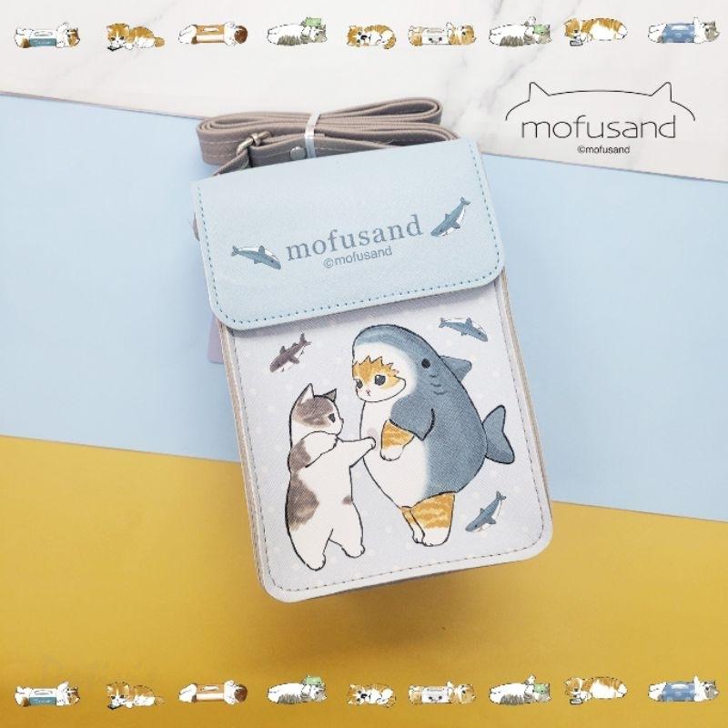 「日本🇯🇵」炸蝦/鯊魚/草莓捲餅 手機 萬用收納袋-貓福珊迪 MOFUSAND 正版授權-細節圖4