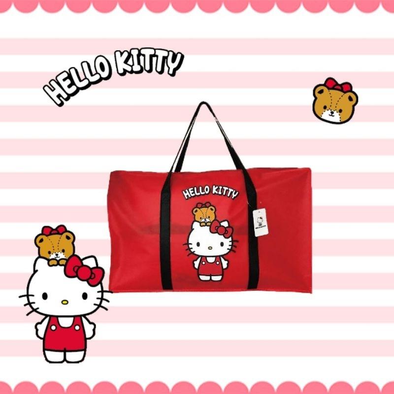 「日本🇯🇵」午安被收納袋 紅 HELLO KITTY 三麗鷗SANRIO正版授權-細節圖2