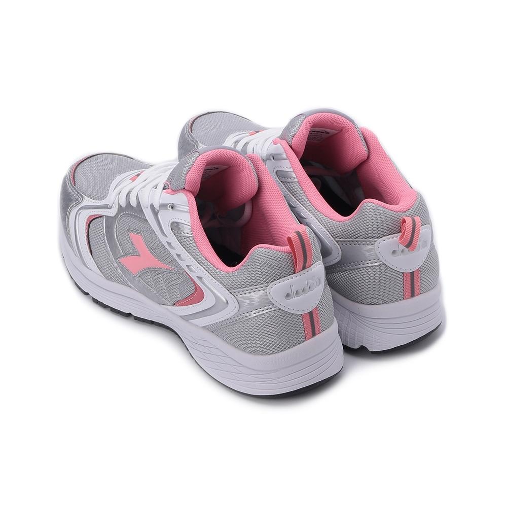 『DIADORA』 寬楦輕量運動鞋 灰粉 DA33673 女鞋-細節圖2