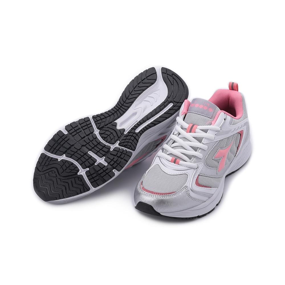 『DIADORA』 寬楦輕量運動鞋 灰粉 DA33673 女鞋-細節圖4