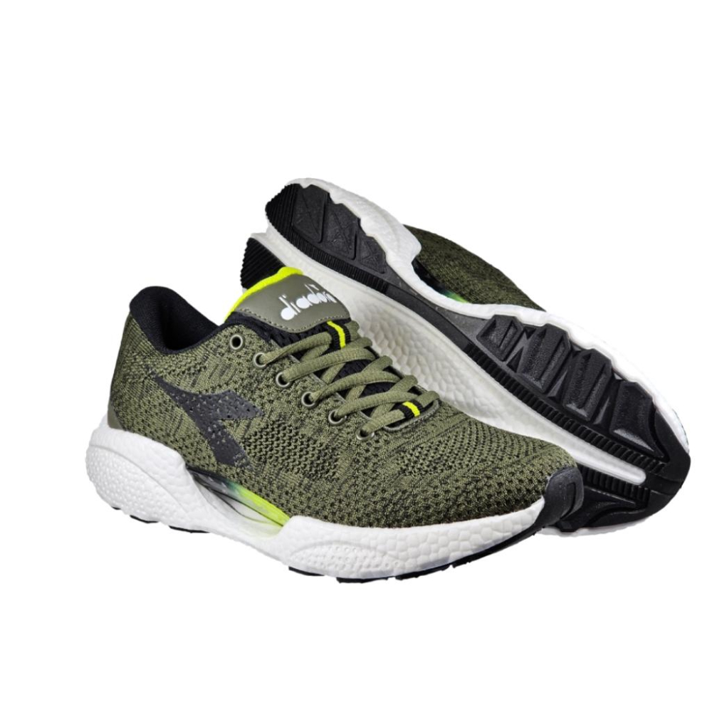 『DIADORA』男段專業慢跑鞋避震DA73275綠色-細節圖4