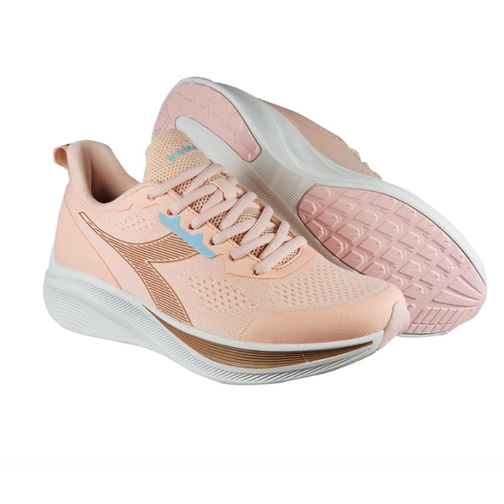 『DIADORA』女段避震慢跑鞋 (Ultra Kinetic 超動能 粉)-細節圖3