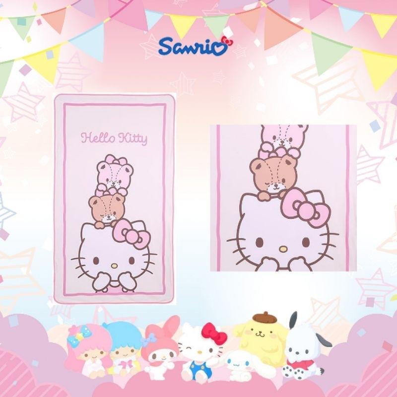 「日本🇯🇵」👍涼感冷氣毯-三麗鷗SANRIO 庫洛米/美樂蒂/大耳狗/HELLO KITTY/帕洽狗/酷企鵝 正版授權-細節圖2