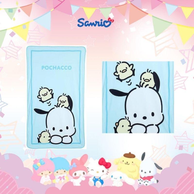 「日本🇯🇵」👍涼感冷氣毯-三麗鷗SANRIO 庫洛米/美樂蒂/大耳狗/HELLO KITTY/帕洽狗/酷企鵝 正版授權-細節圖3